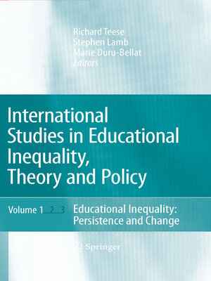 cover image of International Studies in Educational Inequality, Theory and Policy